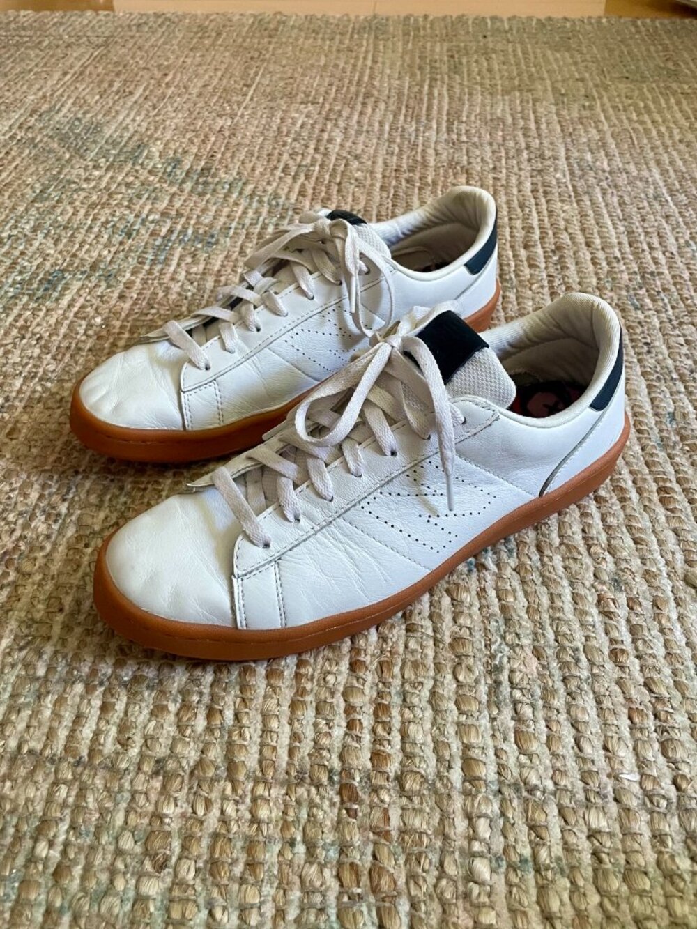 New Balance x J.Crew 791 Leather Sneakers Men's 9.5 White Retro Unisex